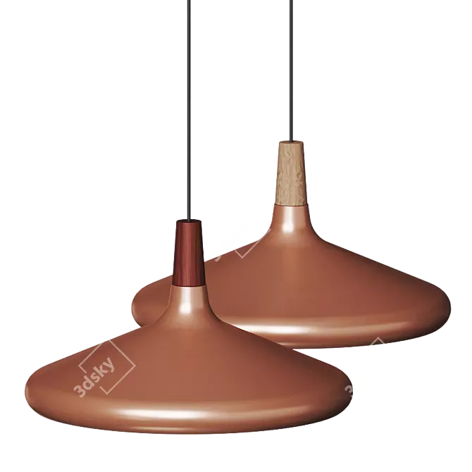 Minimalist Kitchen Pendant: Float 3D model image 2