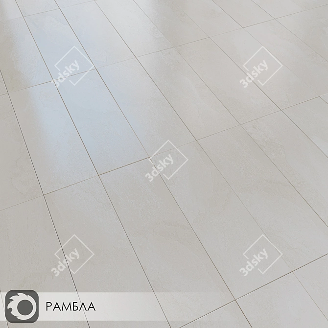 Marazzi Rambla Ceramic Tiles - Elegant and Versatile 3D model image 2