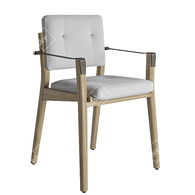 Elegant Christoval Armchair: Rendered in V-Ray and Corona 3D model image 2