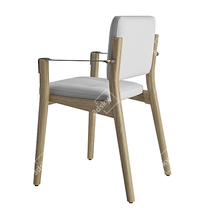 Elegant Christoval Armchair: Rendered in V-Ray and Corona 3D model image 4