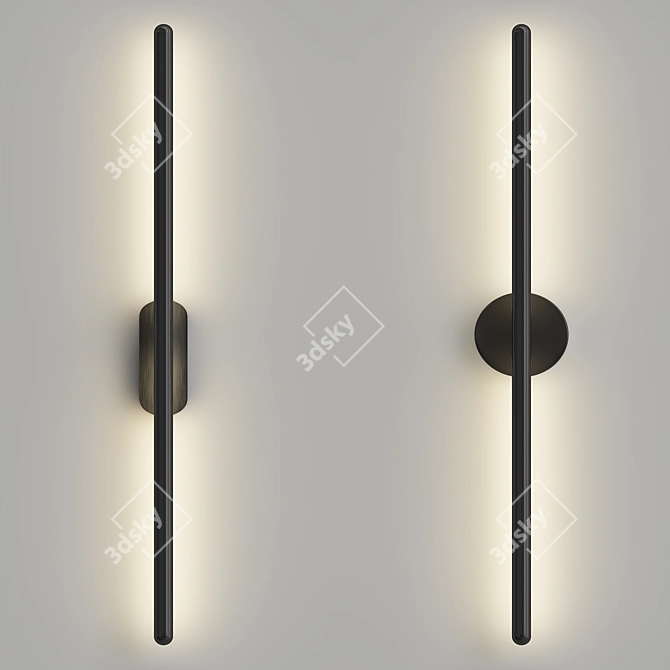 Elegant Wall Sconce: Vantaggio 3D model image 2