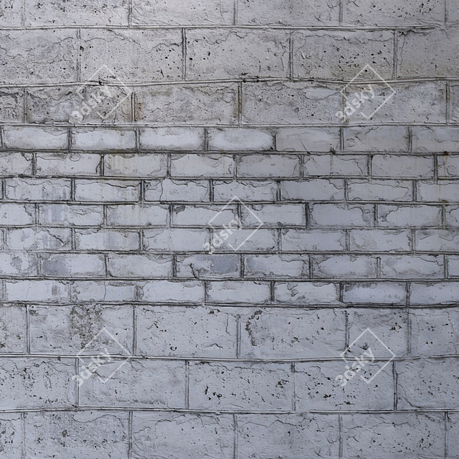 Seamless Brick Texture Kit 3D model image 3