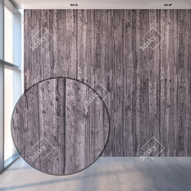 Seamless Wood Texture Kit 3D model image 1