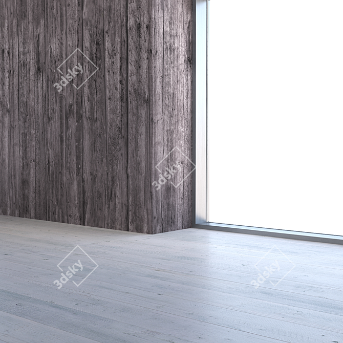 Seamless Wood Texture Kit 3D model image 4