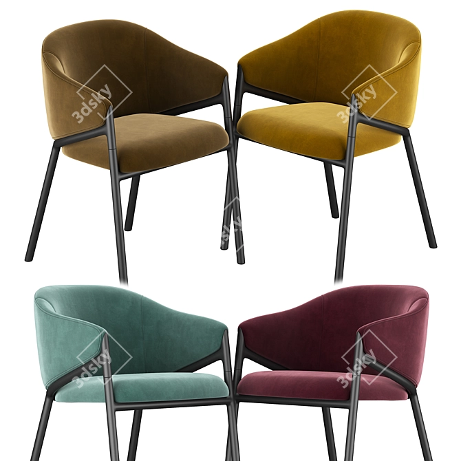 Stylish Hammer Chair: Sleek Design by Segis 3D model image 2