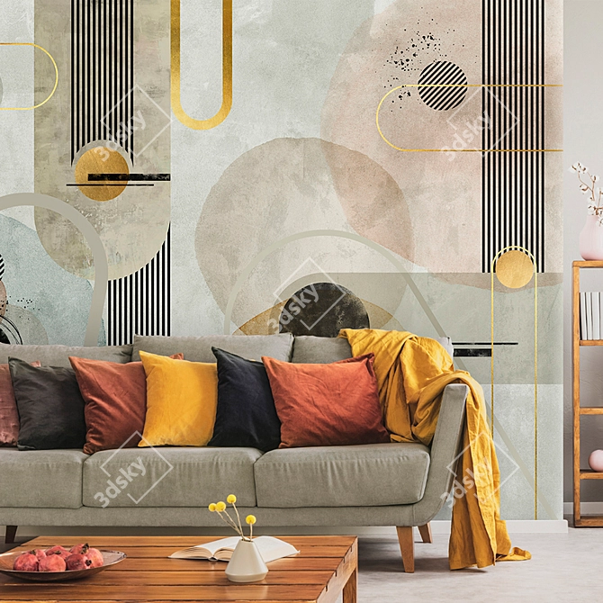 Deco Luxe Wallpaper Collection 3D model image 2