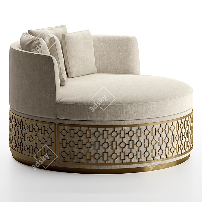 Elegant Italian Chair: Angelo Cappellini 34106 3D model image 8