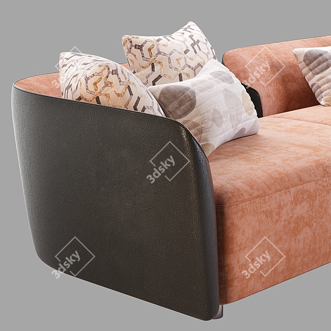 Modern 3D Sofa Design 3D model image 2