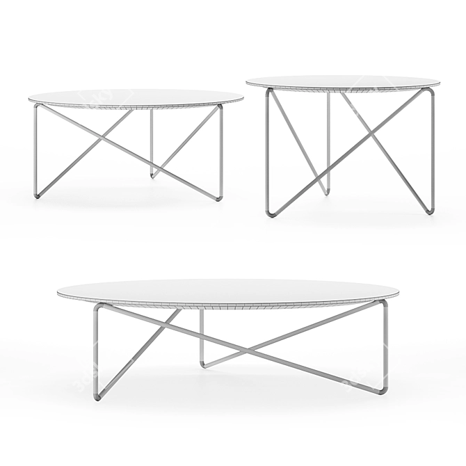 Sleek Polygon Table for Prostoria 3D model image 2