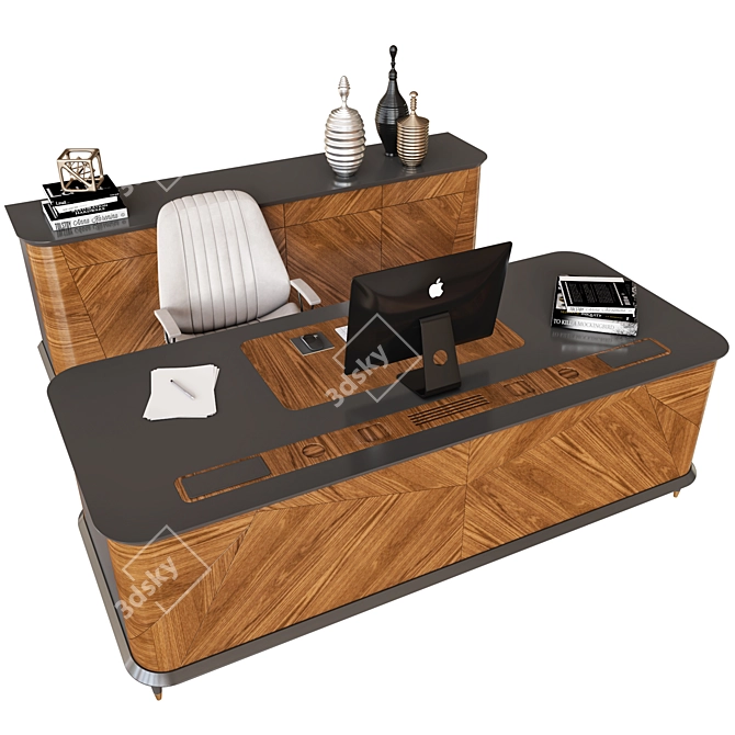 Paradise Office Furniture Set 3D model image 3