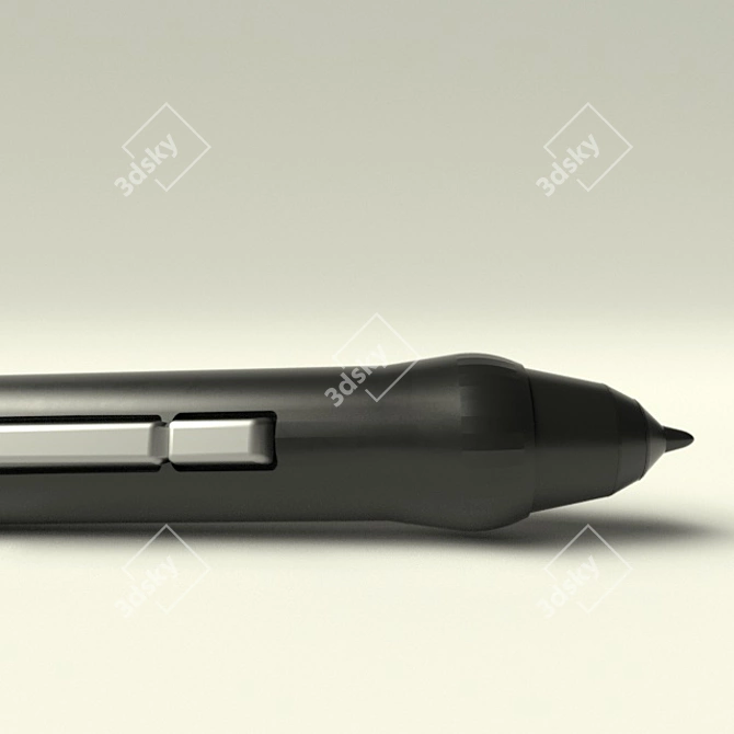 Wacom Stylus Pen 3D model image 2