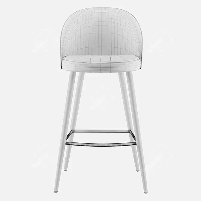 Harton Bar Stool - Stylish Seating for Your Space 3D model image 5