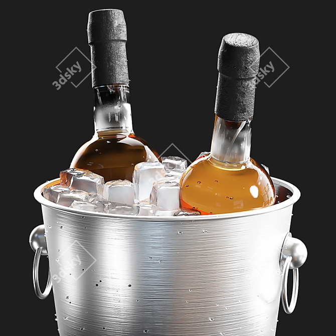 Elegant Whiskey Gift Set 3D model image 4