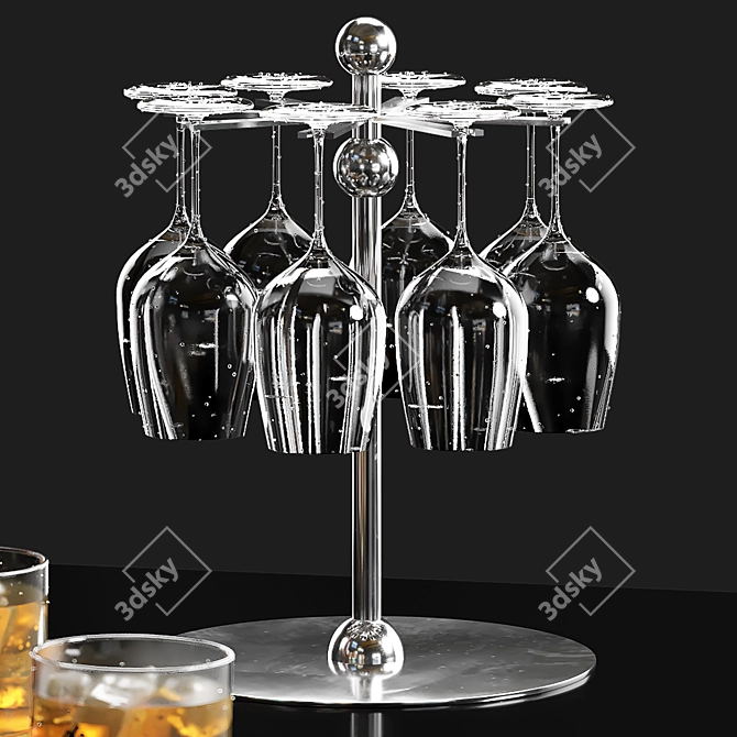 Elegant Whiskey Gift Set 3D model image 5