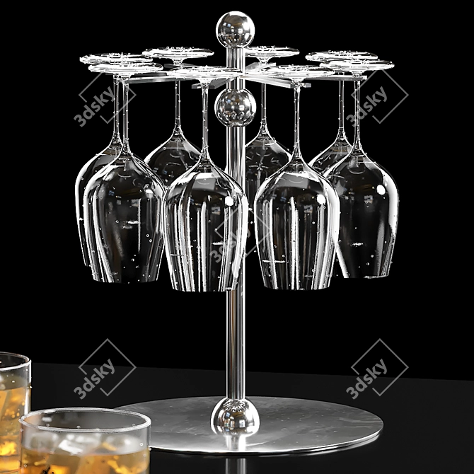 Elegant Whiskey Gift Set 3D model image 7