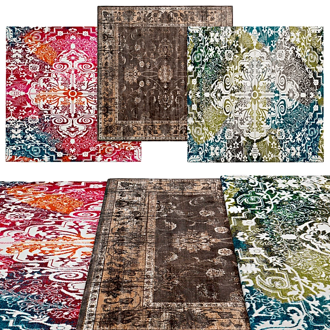 Safavieh Square Rugs | Various Sizes 3D model image 1