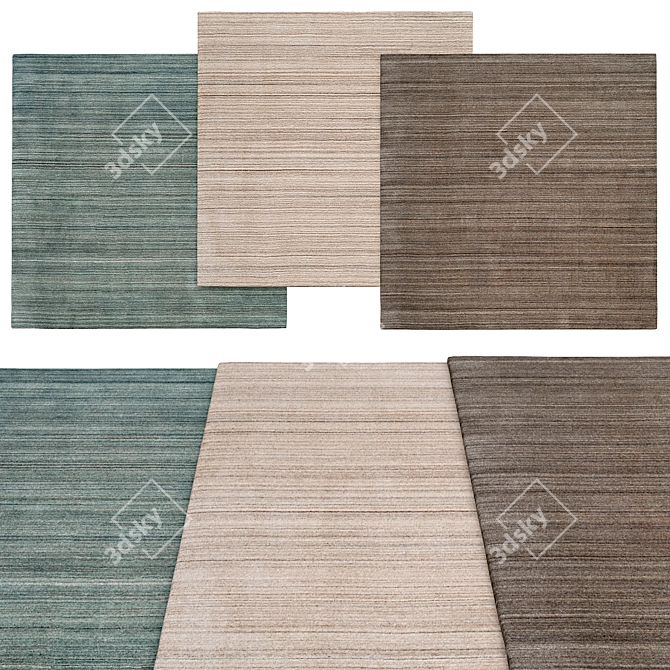 Safavieh Square Rugs | Various Sizes 3D model image 1