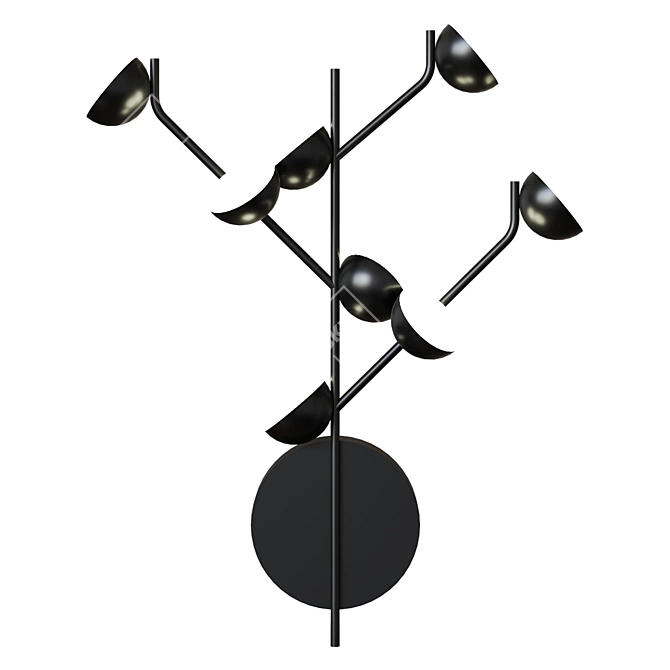 Modern Loft Wall Lamp Adn 6419 3D model image 1