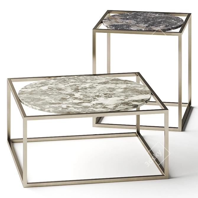 Sophisticated Norrebro Coffee Tables in Gianfranco Ferre Home Collection 3D model image 1