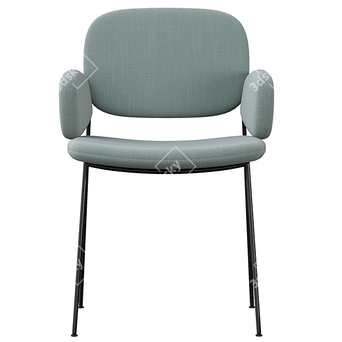 Sleek Macka Chair: Stylish and Versatile Seating 3D model image 4