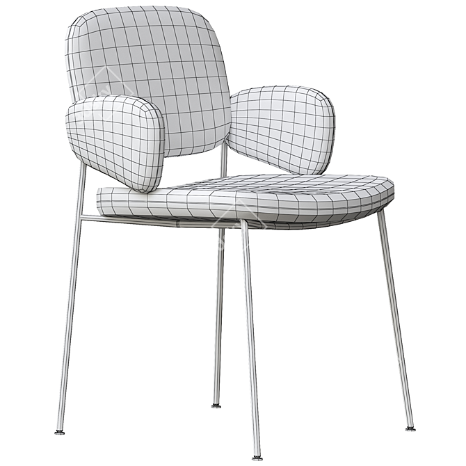 Sleek Macka Chair: Stylish and Versatile Seating 3D model image 6