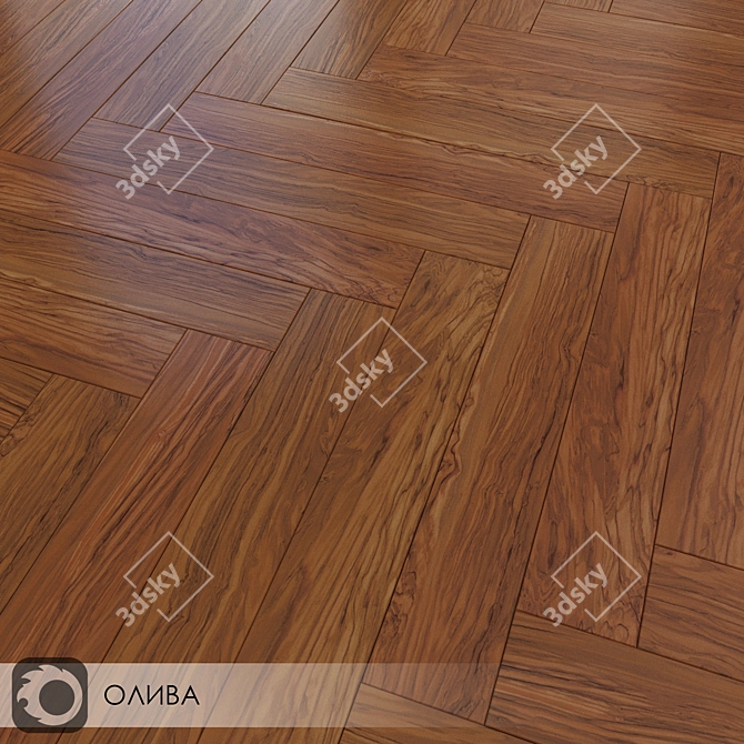 Milano Olive Beige/Brown Ceramic Tiles 3D model image 2