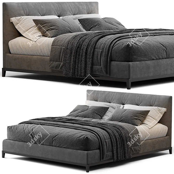 Andersen Bed: Sleek and Sophisticated Design 3D model image 1