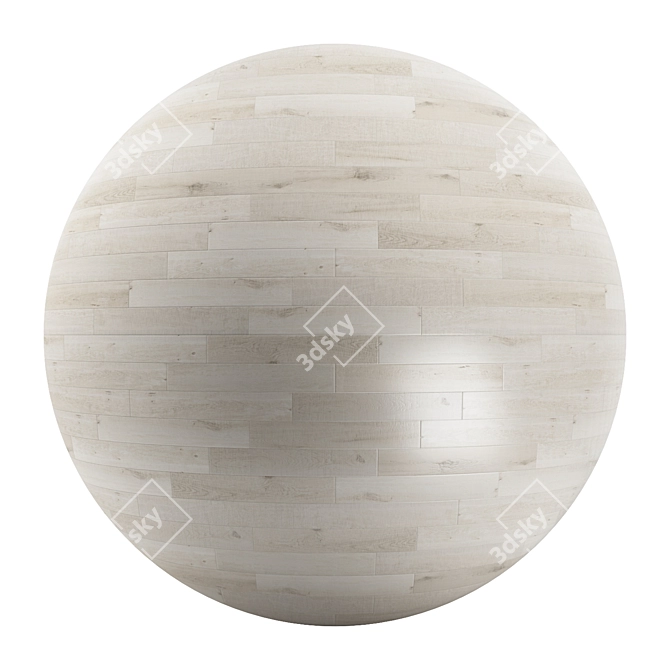 Parquet 78: Standard & Herringbone Patterns with 12 Planks & PBR Textures 3D model image 1