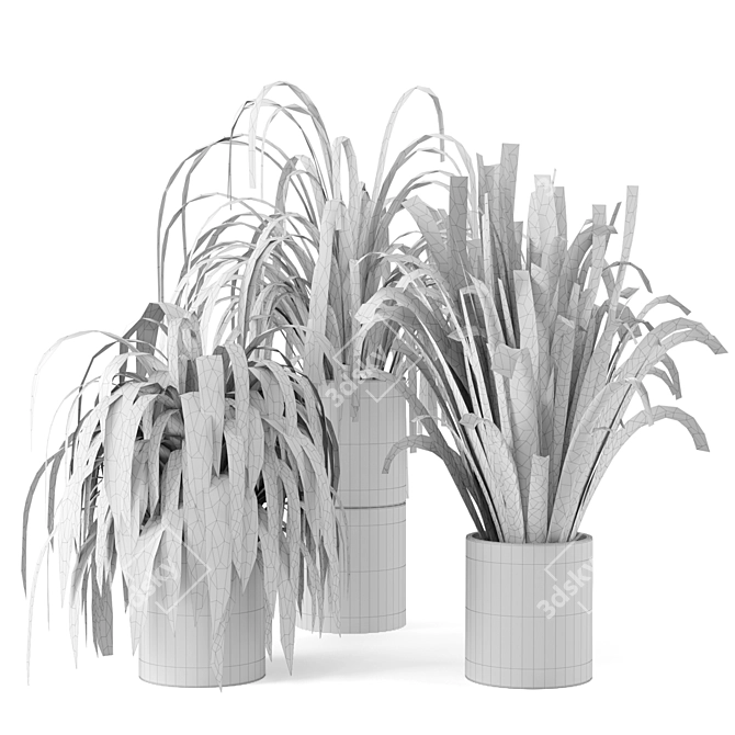 Lush Indoor Greenery - Set 012 3D model image 7