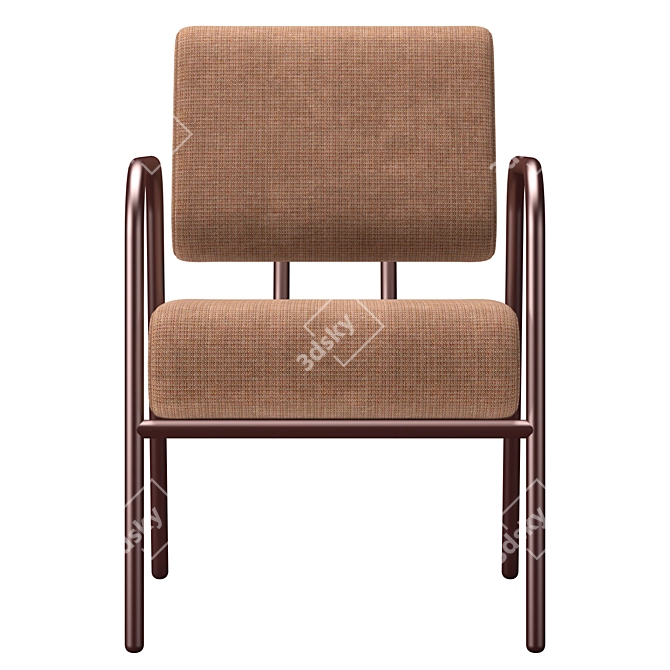 Contemporary Comfort: Cosmo Easy Chair 3D model image 2