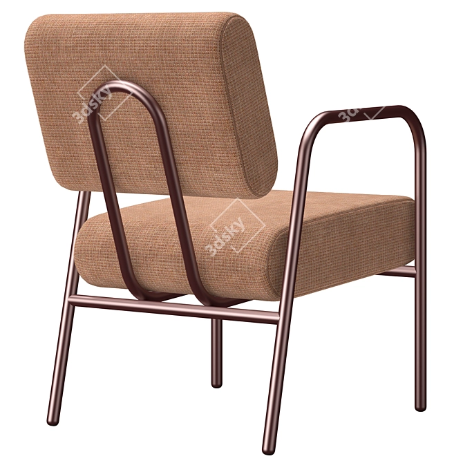 Contemporary Comfort: Cosmo Easy Chair 3D model image 3