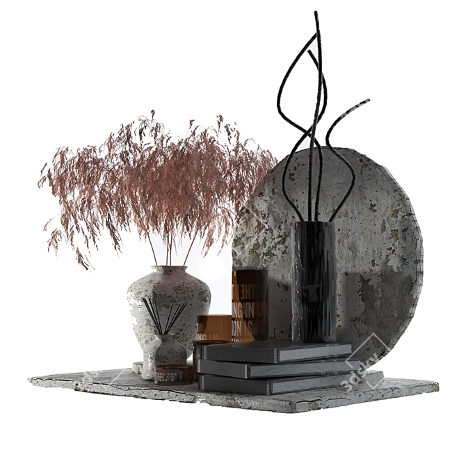 Elegant Decor Set 3D model image 3