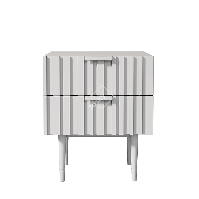 Severin Nightstand - Elegant and Functional 3D model image 3