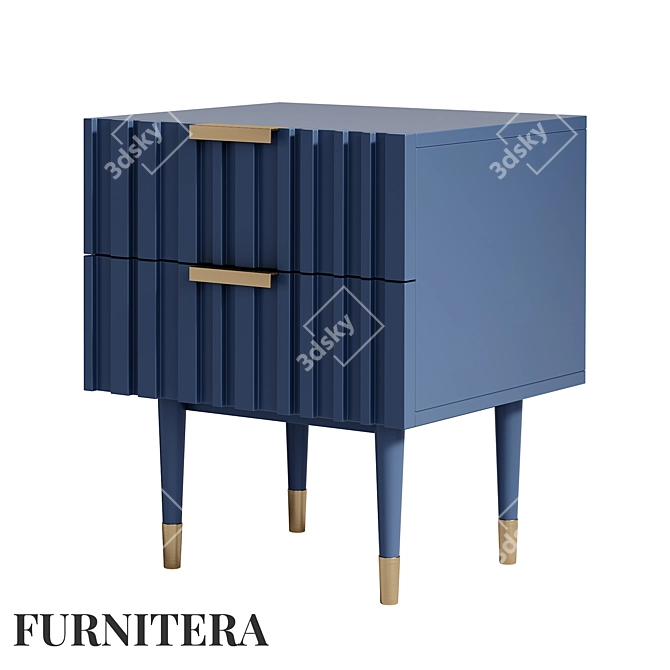 Severin Nightstand - Elegant and Functional 3D model image 5