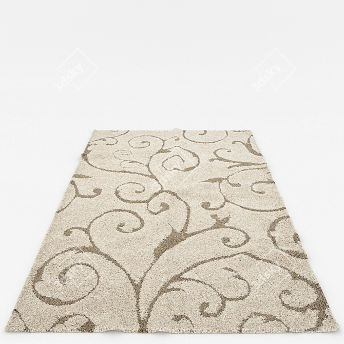 Versatile Set of 6 Rugs 3D model image 5