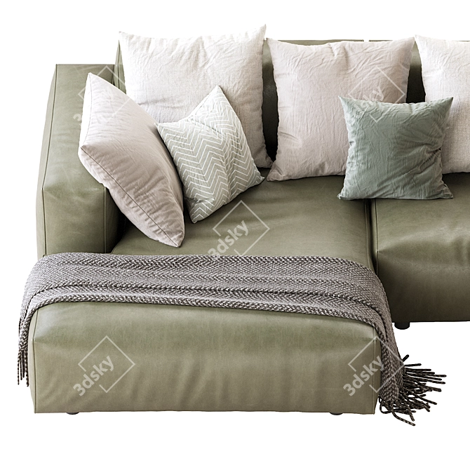 Hills Sofa: Contemporary Comfort for Your Home 3D model image 3