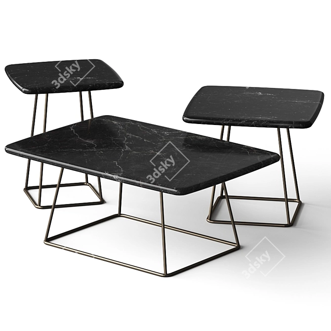Minimalist Manolo Coffee Tables | Various Sizes | Vray & Corona | Rendered in v-Ray 3D model image 2