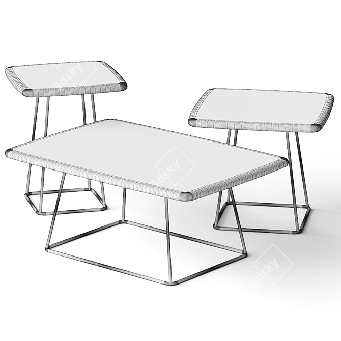 Minimalist Manolo Coffee Tables | Various Sizes | Vray & Corona | Rendered in v-Ray 3D model image 3