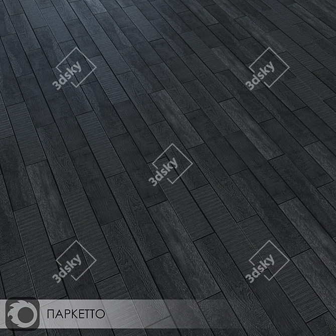  Milano Parquetto Ceramic Tiles 9.9x40.2 3D model image 4