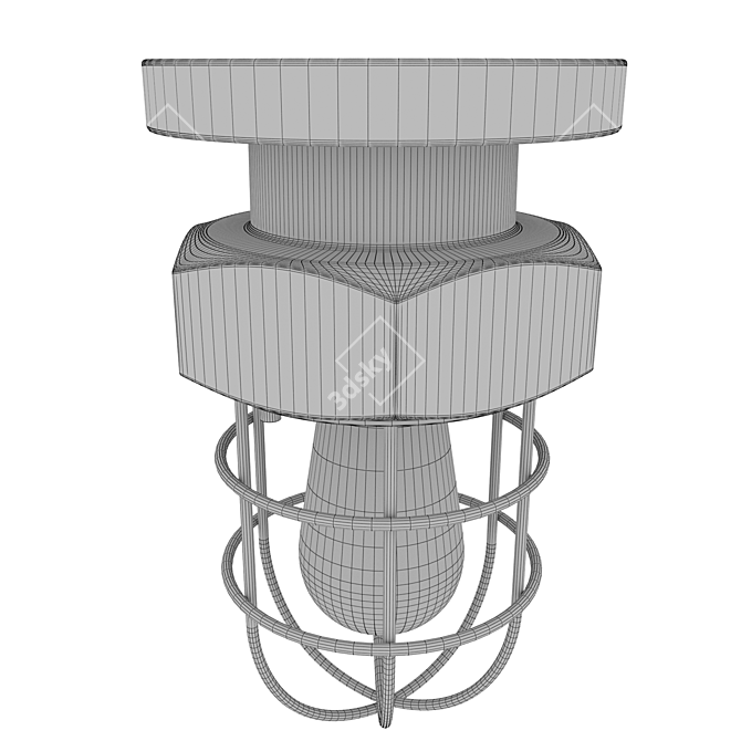 Lussole Loft LSP-9701: Elegant Italian Loft Style Pendant Light 3D model image 4
