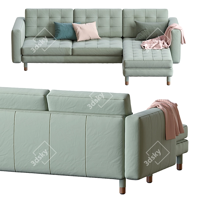 Ikea Landskrona Sofa: Stylish and Versatile 3D model image 7