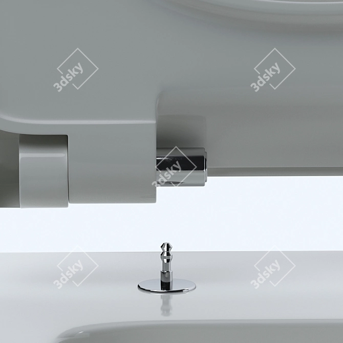 Berges LEVEL Toilet: Premium Quality & Detailed Design 3D model image 5