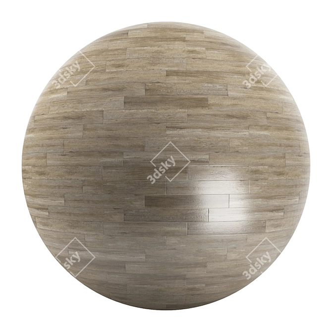 Premium Parquet Flooring: Standard & Herringbone Patterns 3D model image 1