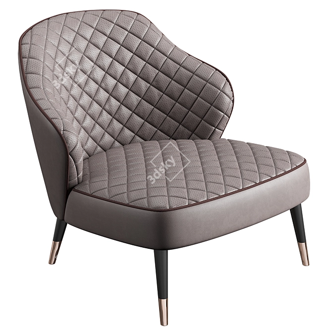 DION Armchair: Timeless Elegance. 3D model image 2