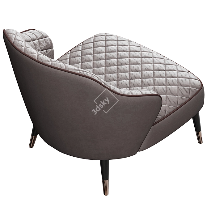 DION Armchair: Timeless Elegance. 3D model image 5