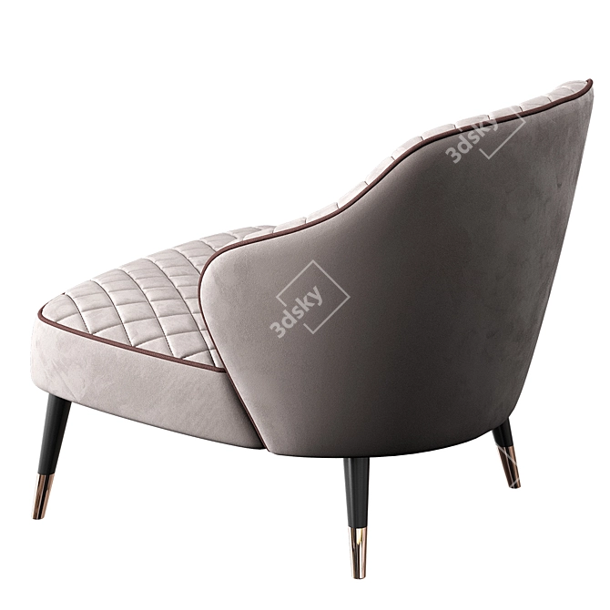 DION Armchair: Timeless Elegance. 3D model image 6