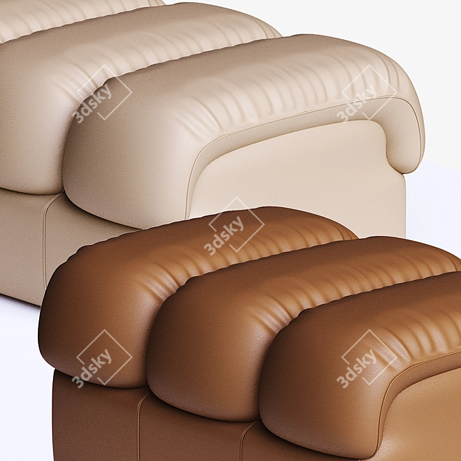 Corona Redner 5 Sofa 3D model image 2