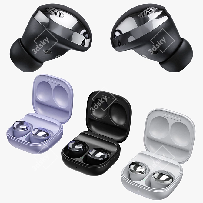 Immersive Sound Freedom: Samsung Galaxy Buds Pro 3D model image 3