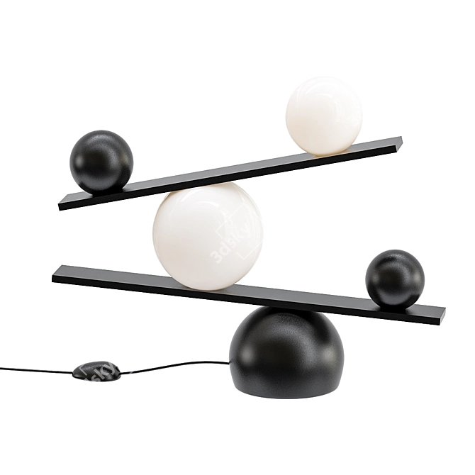 Balance Lamp: The Perfect Desk Lighting 3D model image 1