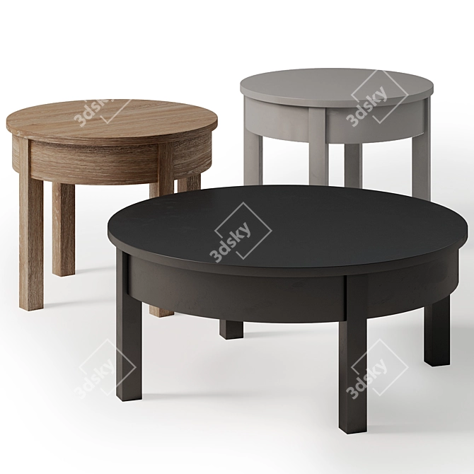 Minimalist Coffee Table 3D model image 1